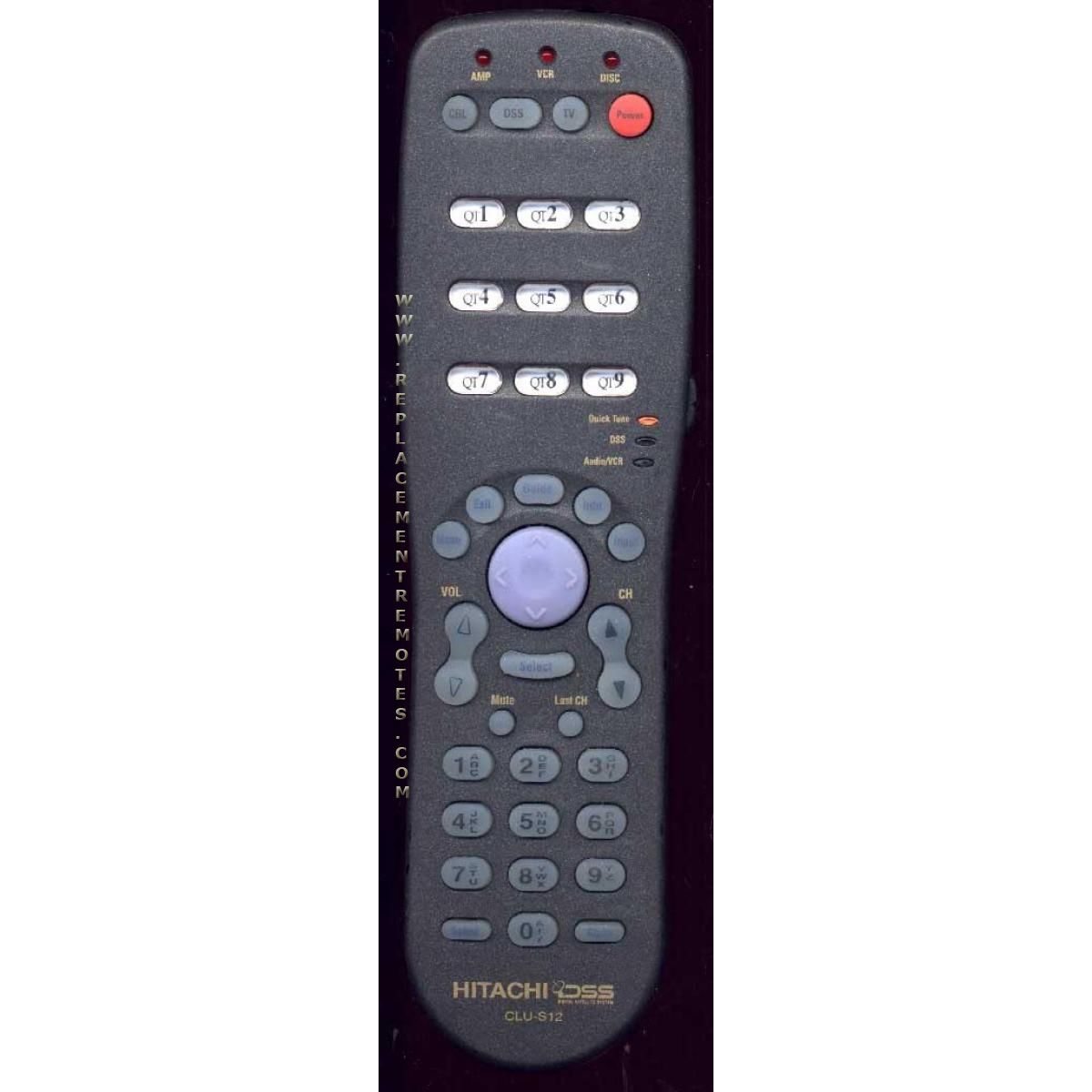 Hitachi CLUS12 TV Remote Control