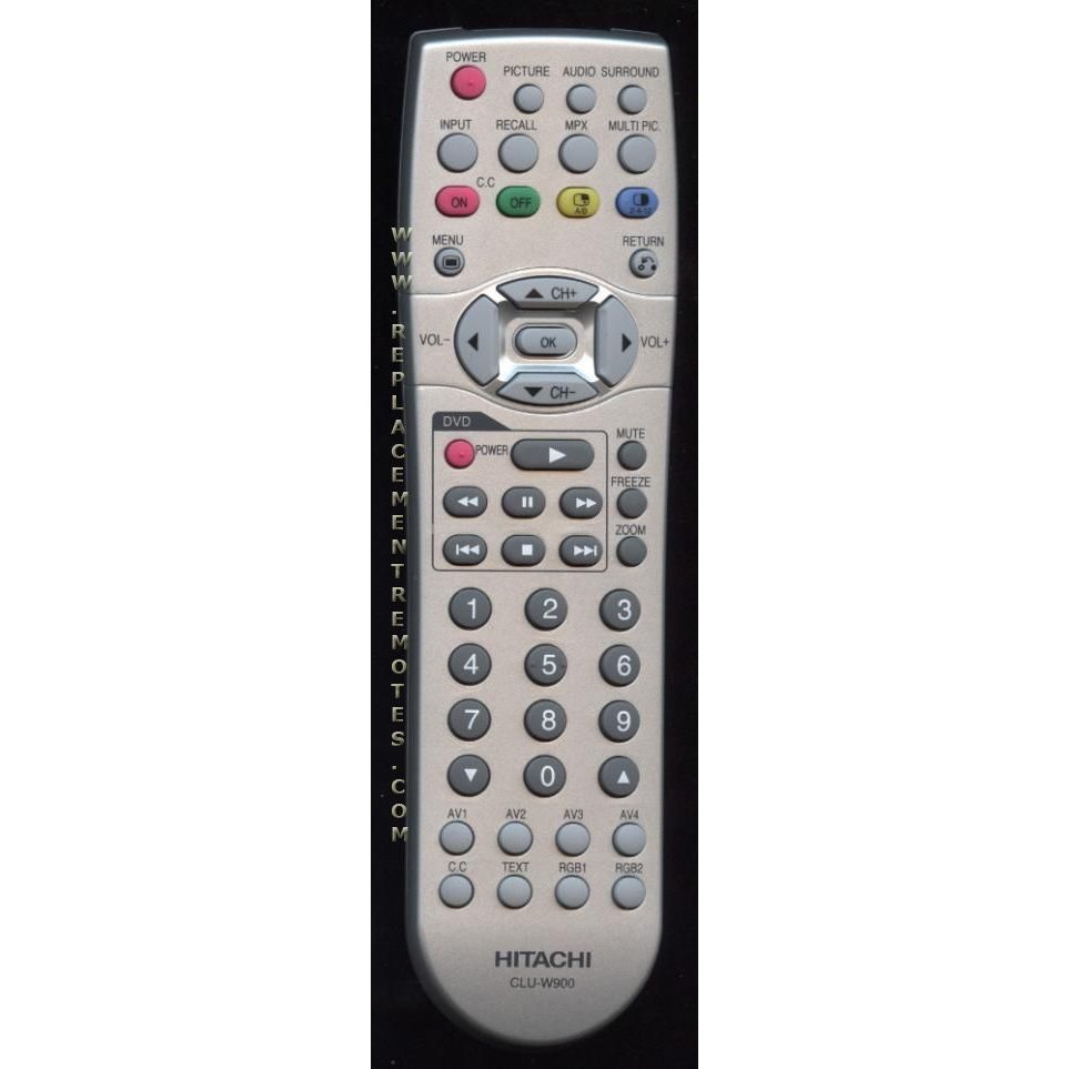 Hitachi CLUW900 TV Remote Control