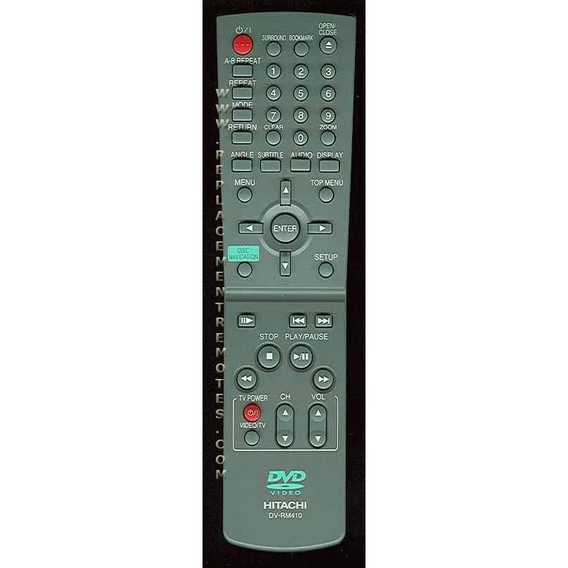 Control remoto de DVD Hitachi DVRM410