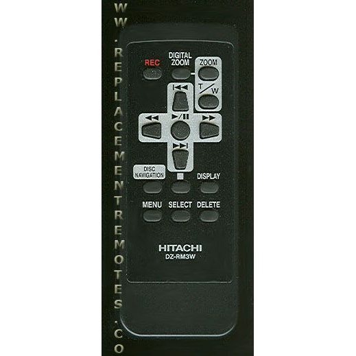 Control remoto para cámara de video Hitachi DZRM3W