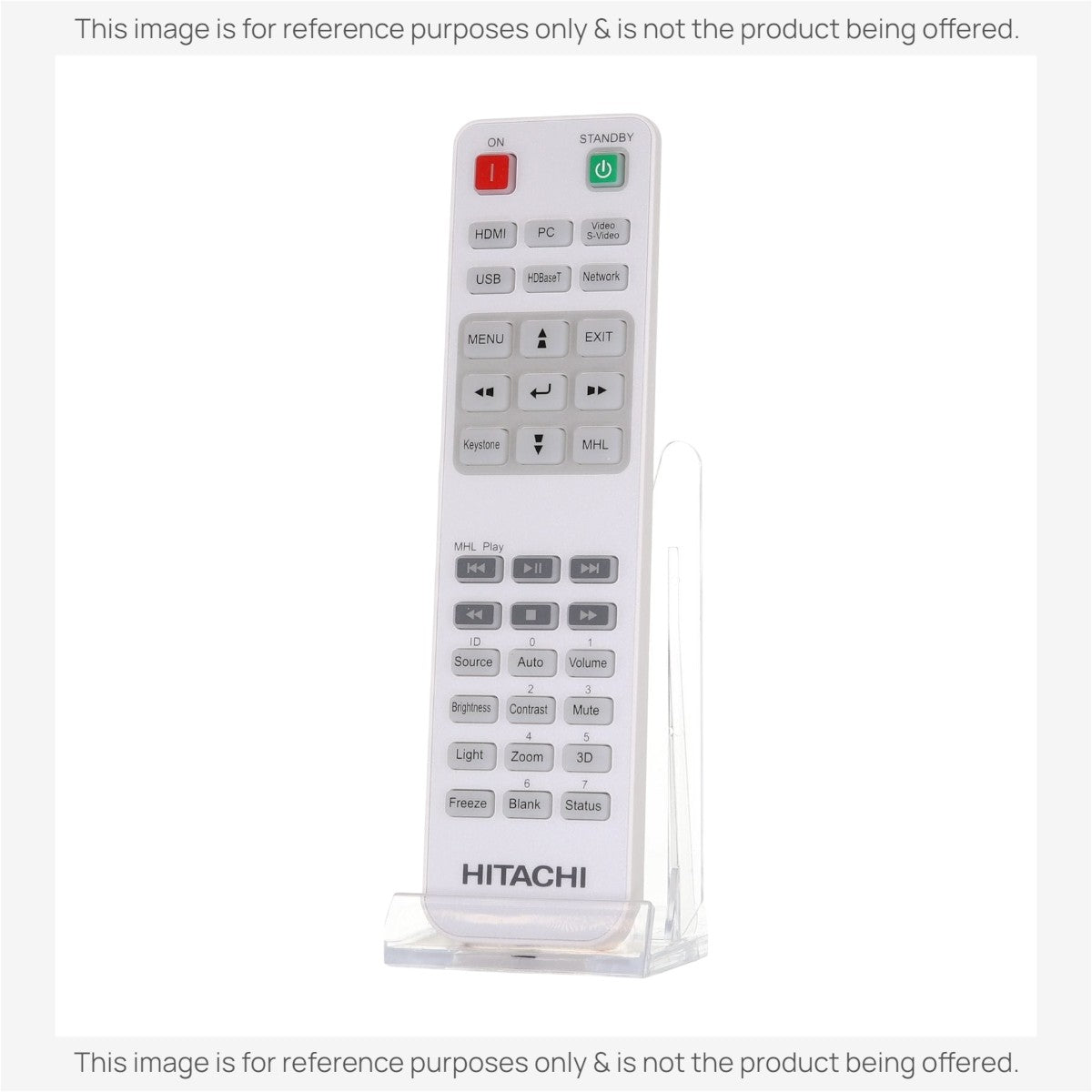 Sustituto para el control remoto del proyector Hitachi HL03171 [RR3720]
