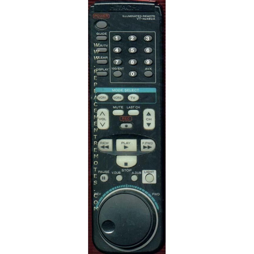 Hitachi HL10152 VCR Remote Control