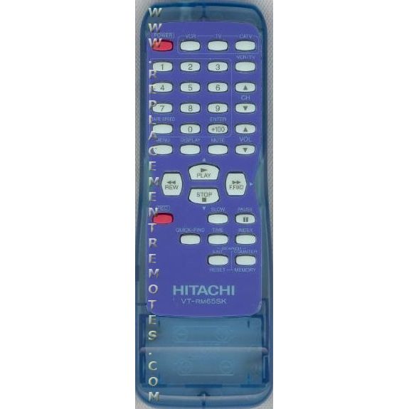 Hitachi N9355UD VCR Remote Control