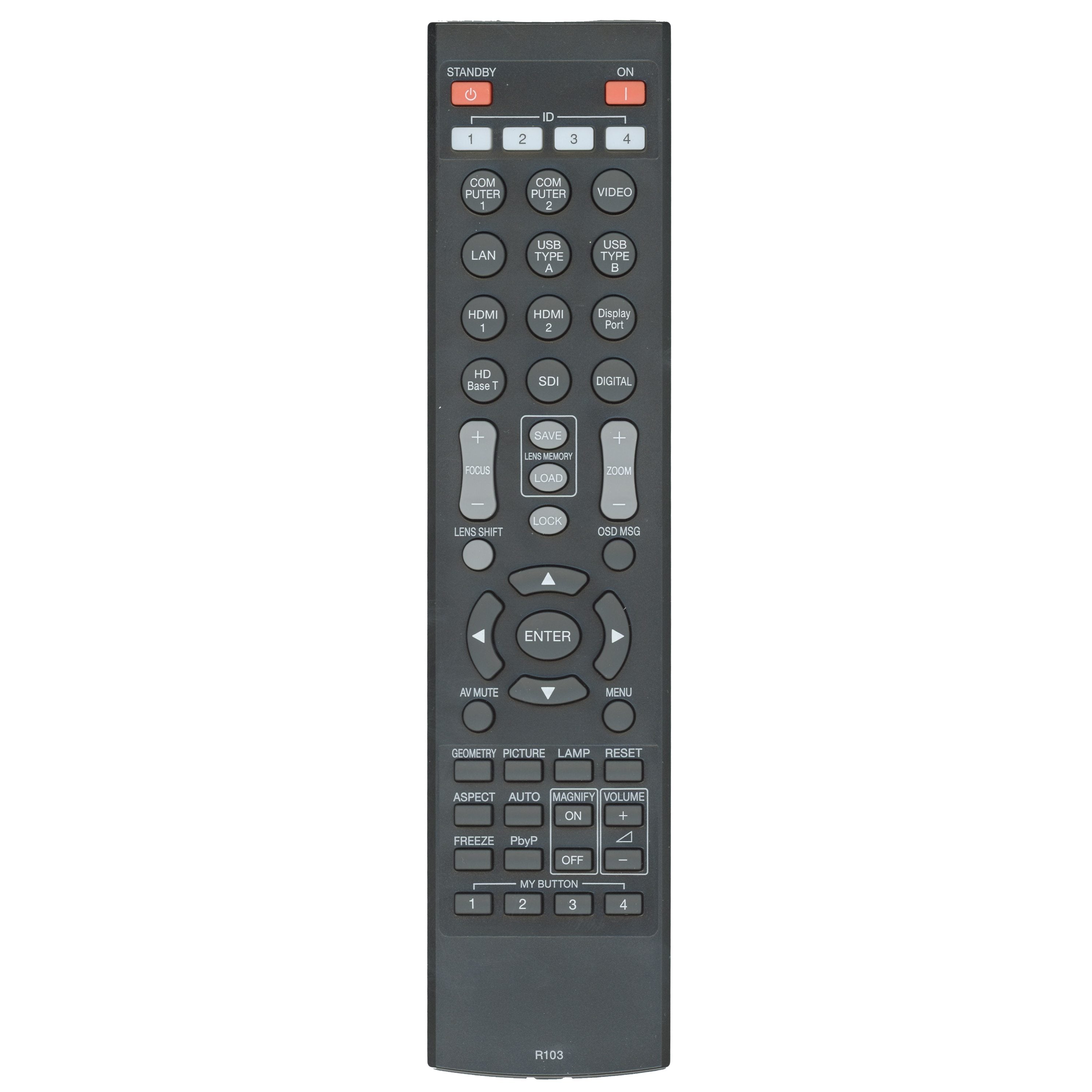 Control remoto del proyector Hitachi R103