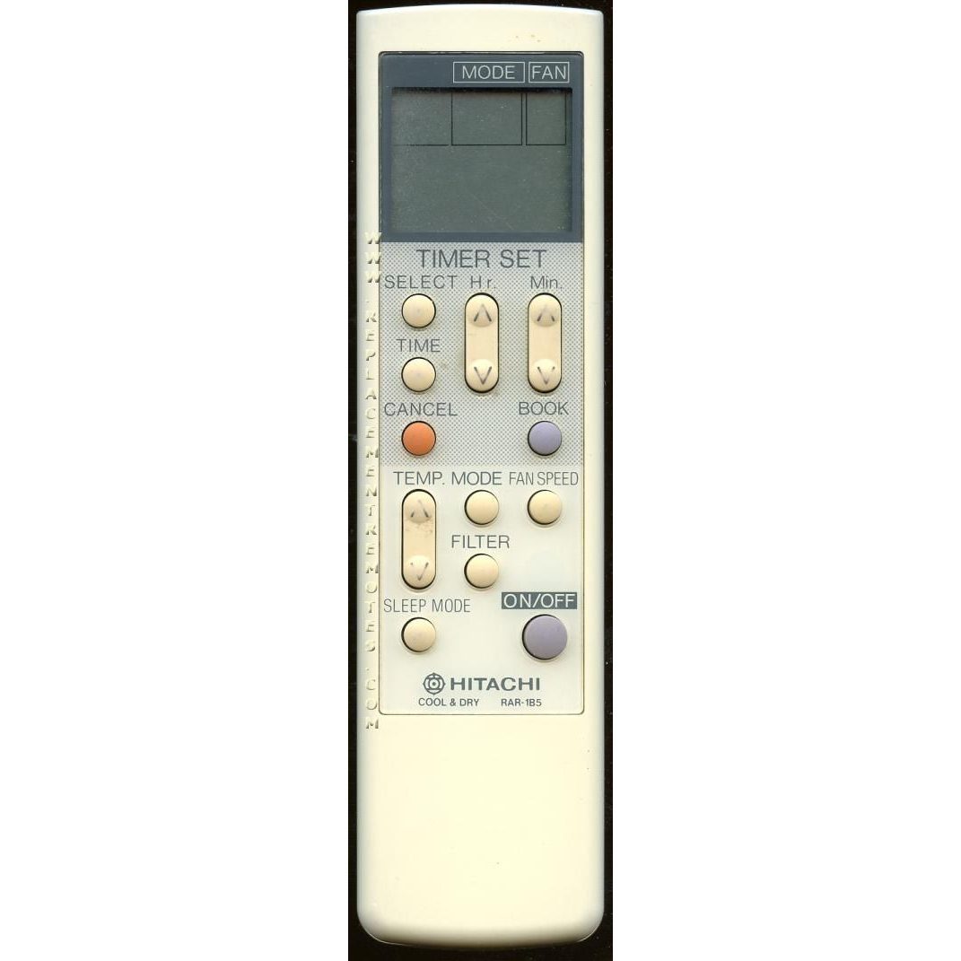 Hitachi RAR1B5 Air Conditioner Remote Control