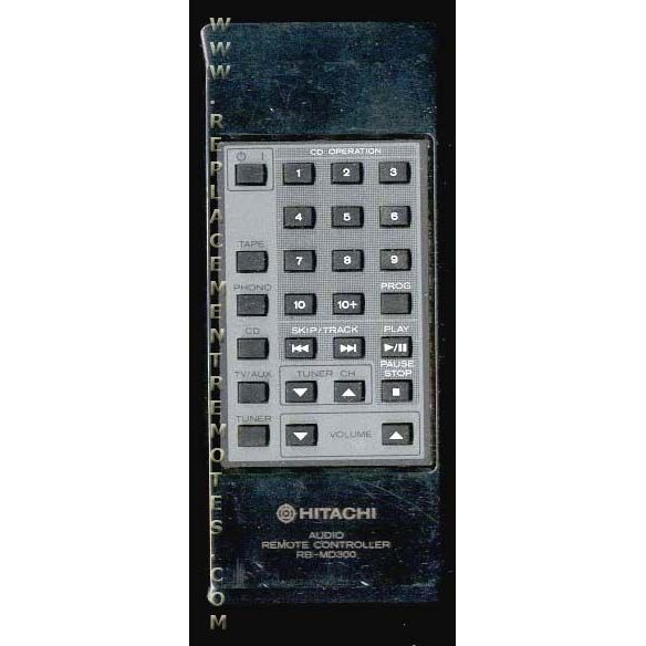 Hitachi RBMD300 Audio Remote Control