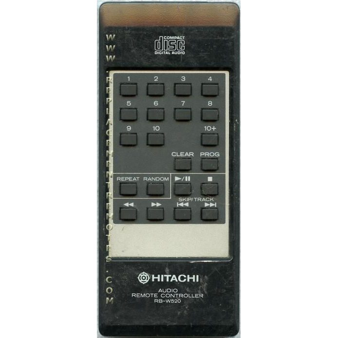 Hitachi RBW520 CD Remote Control