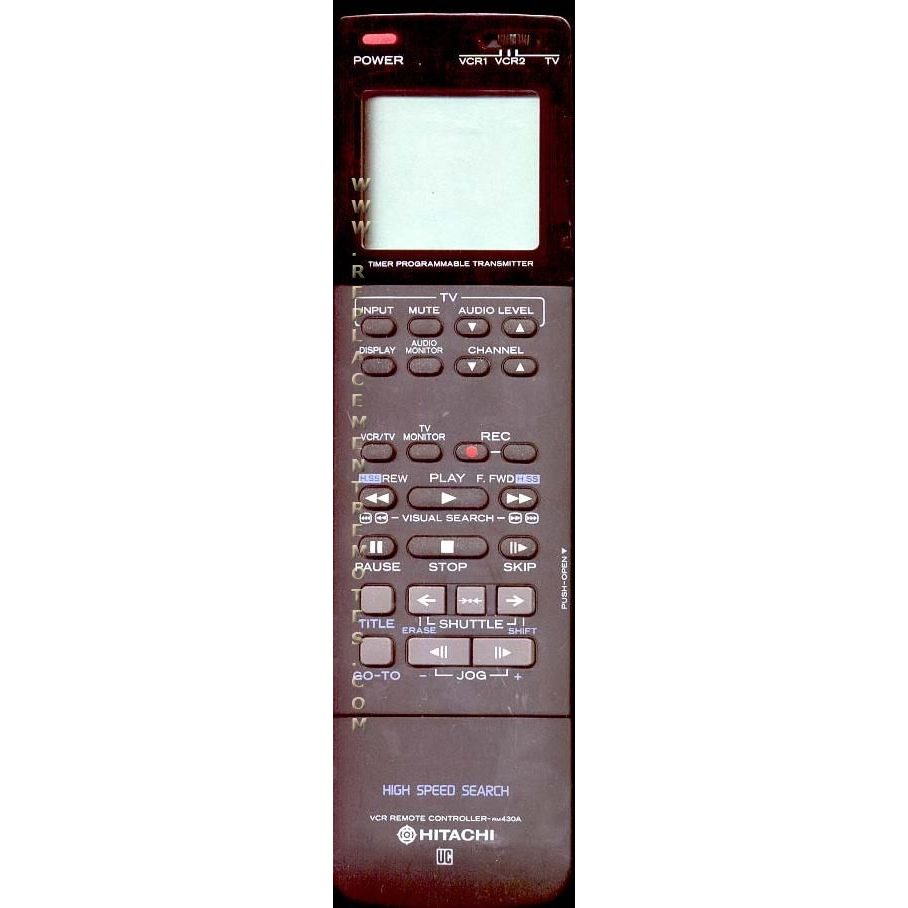 Hitachi RM430A VCR Remote Control