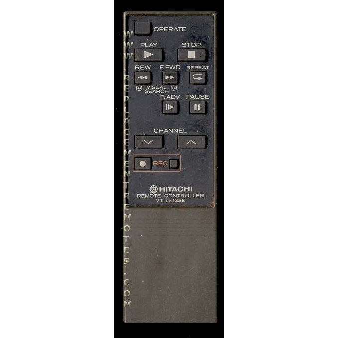 Hitachi VTRM128E VCR Remote Control