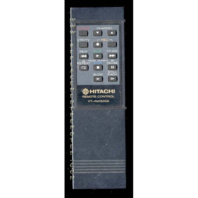 Hitachi VTRM1300A VCR Remote Control