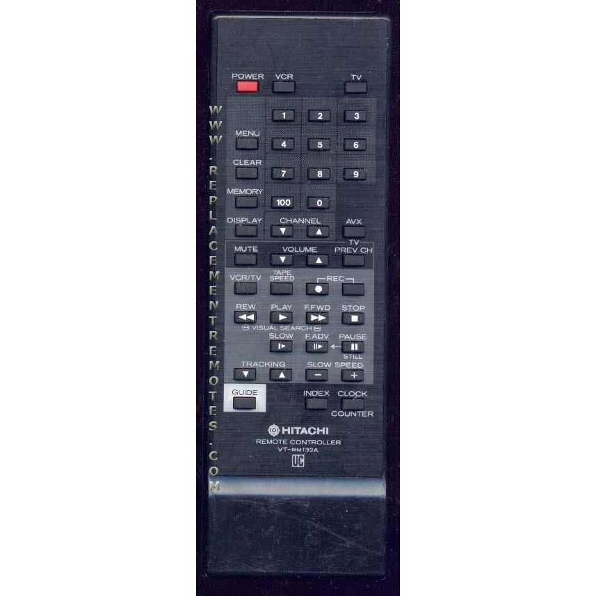 Télécommande pour magnétoscope Hitachi VTRM132A