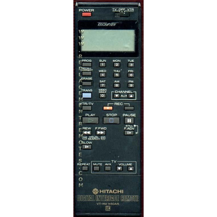 Télécommande pour magnétoscope Hitachi VTRM1450AR