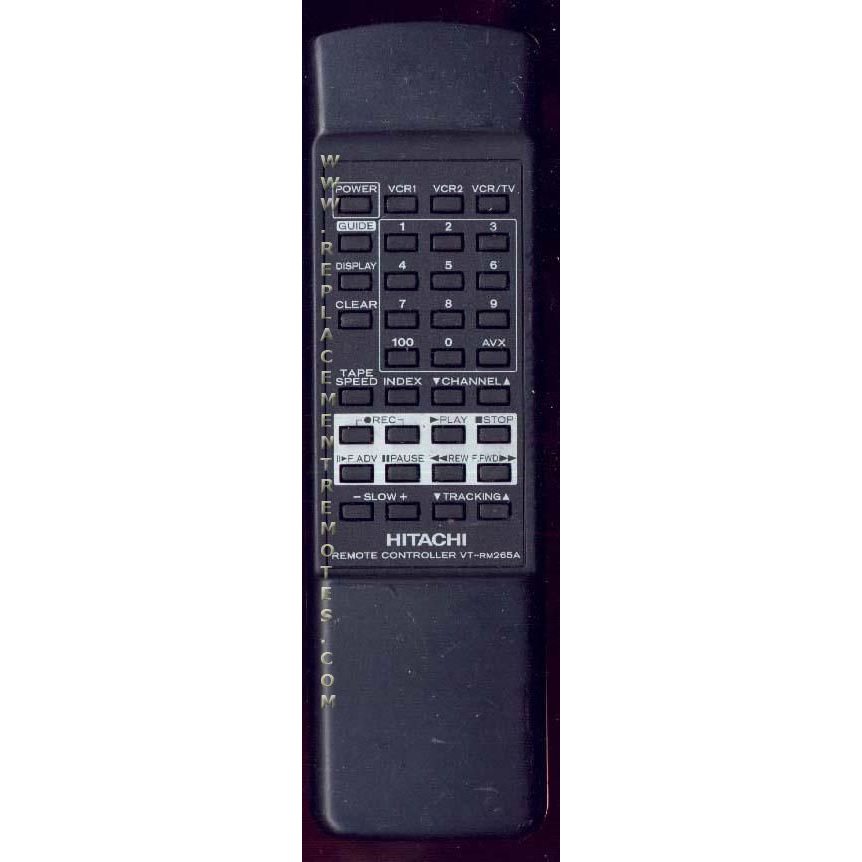 Télécommande pour magnétoscope Hitachi VTRM265A