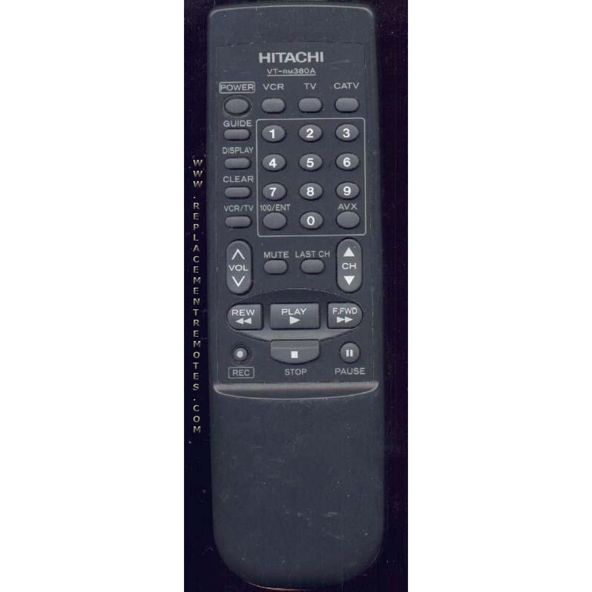 Télécommande pour magnétoscope Hitachi VTRM380A