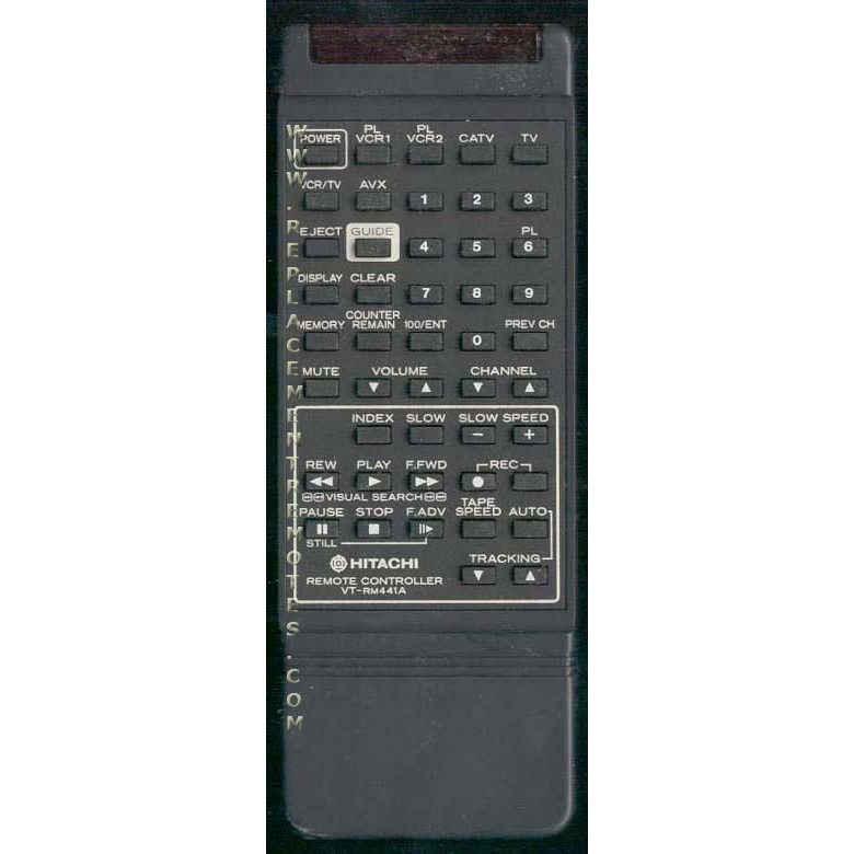 Hitachi VTRM441A VCR Remote Control