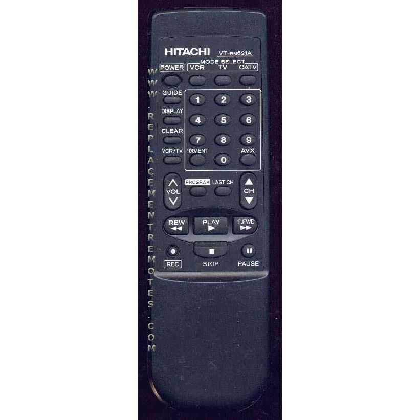 Hitachi VTRM621A VCR Remote Control