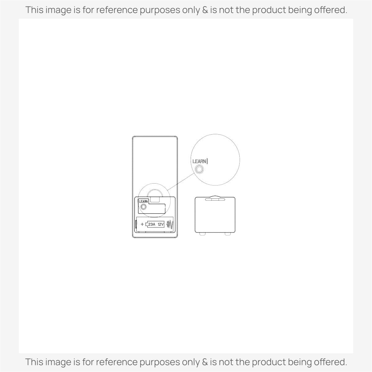 Anderic Substitute for Home Decorators Collection TRA048G1M Ceiling Fan Remote Control [63T-AC83T-KIT]