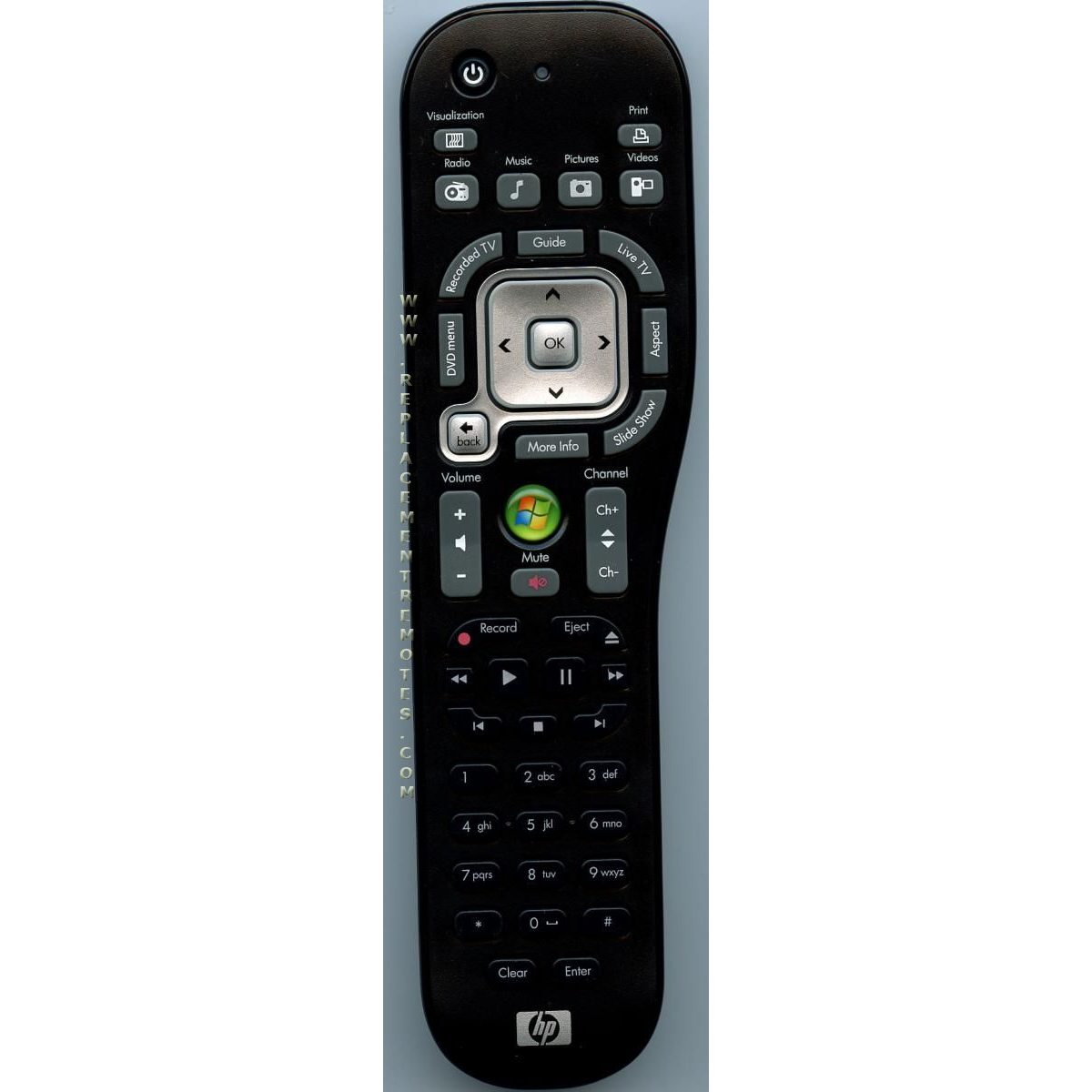 HP RC1804911/06 Media Remote Control