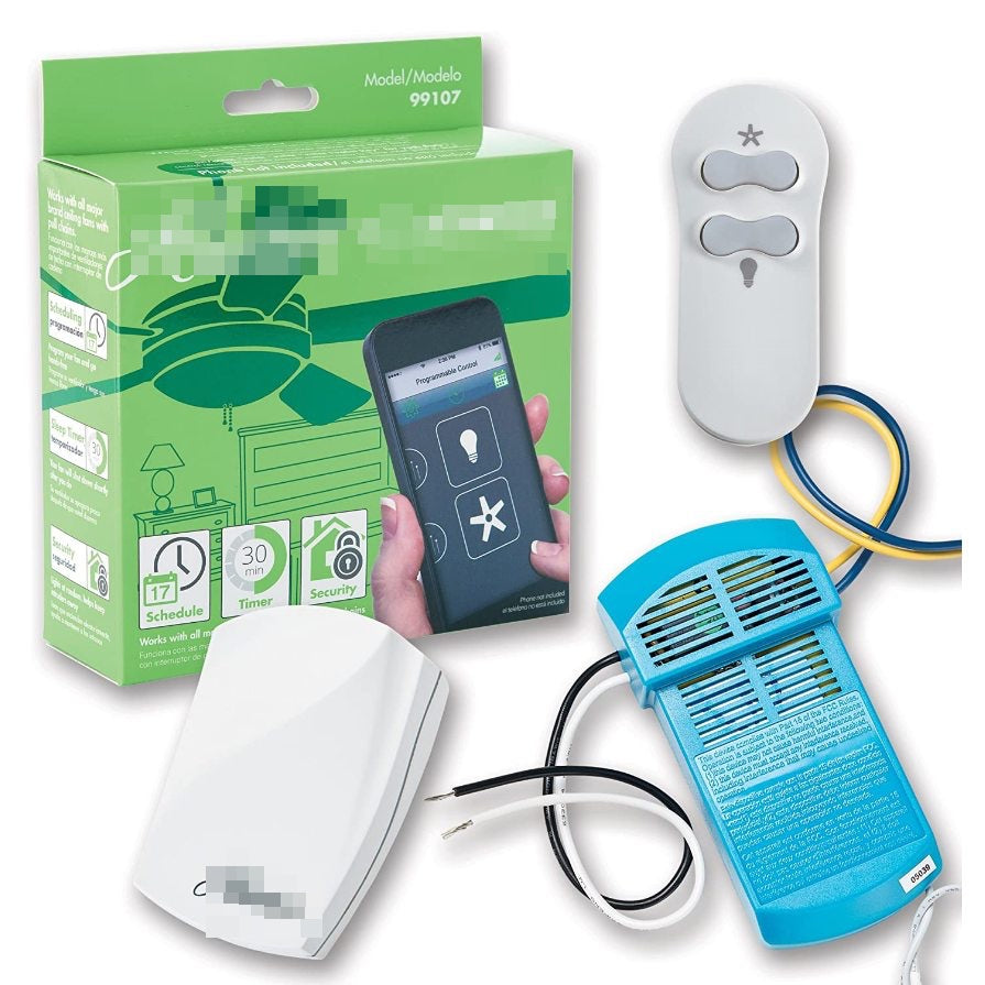 Kit de control remoto para ventilador de techo Hunter 99107 SimpleConnect 