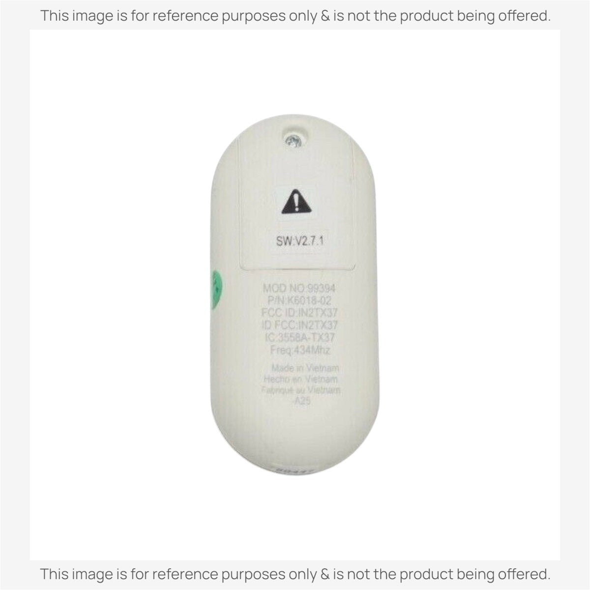 Anderic Substitute for Hunter 99394 IN2TX37 Ceiling Fan Remote Control [63T-AC83T-KIT]