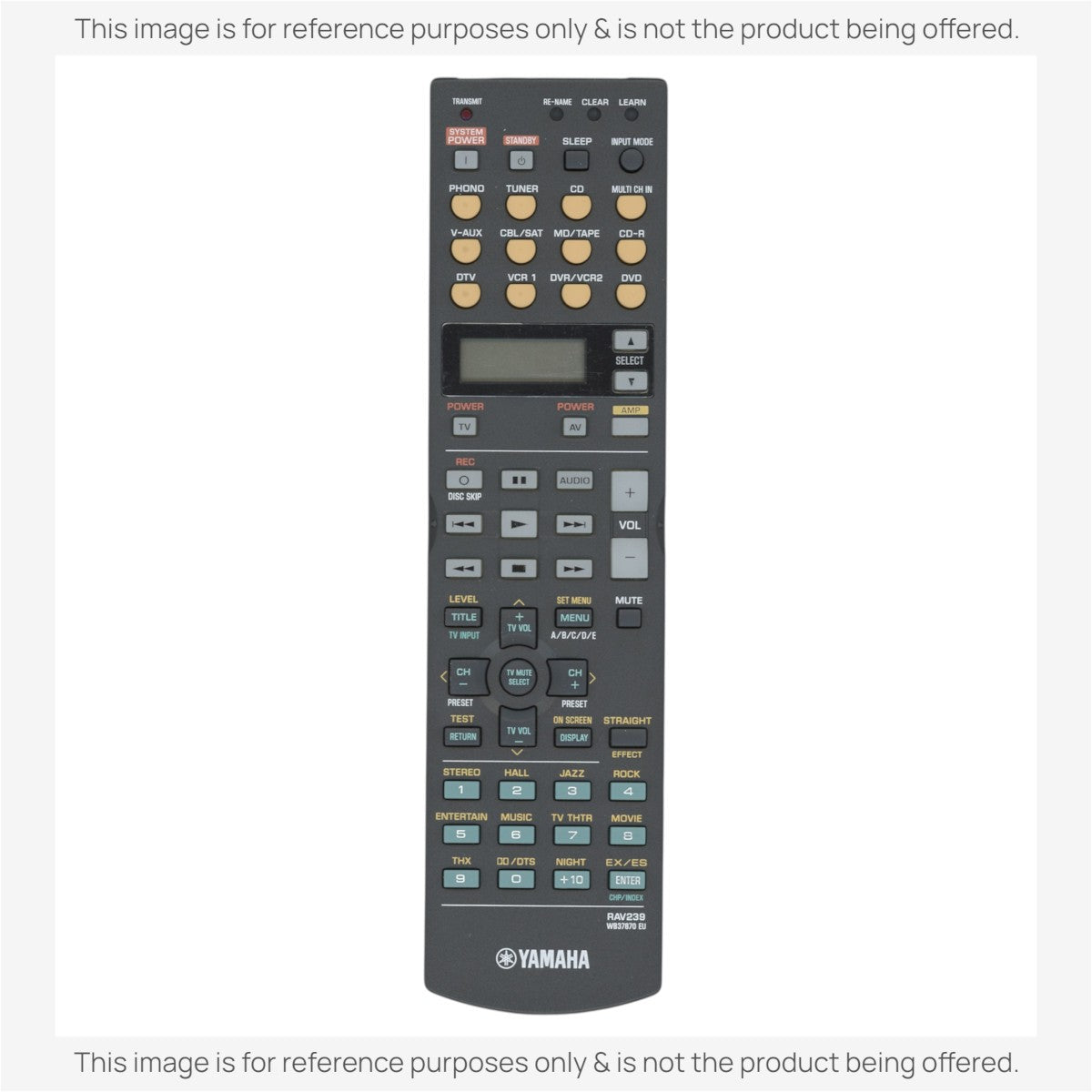 Télécommande du récepteur Yamaha RAV239
