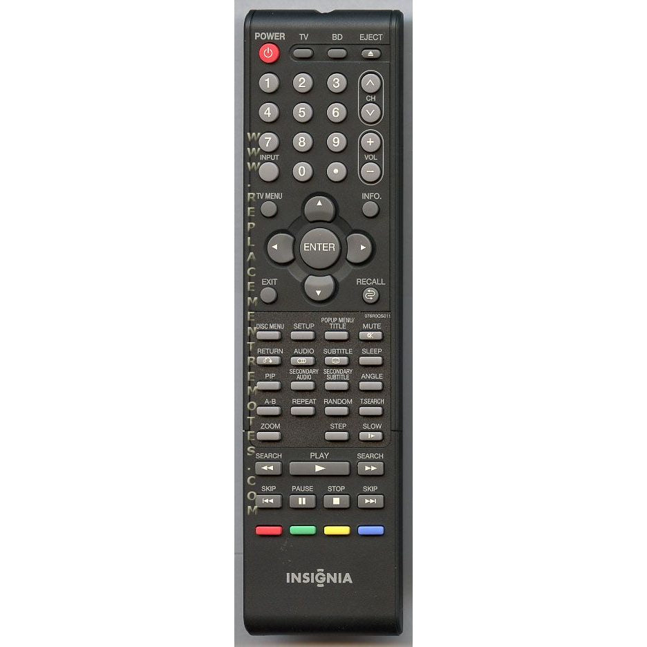 Control remoto para TV/DVD Insignia 076R0QS011