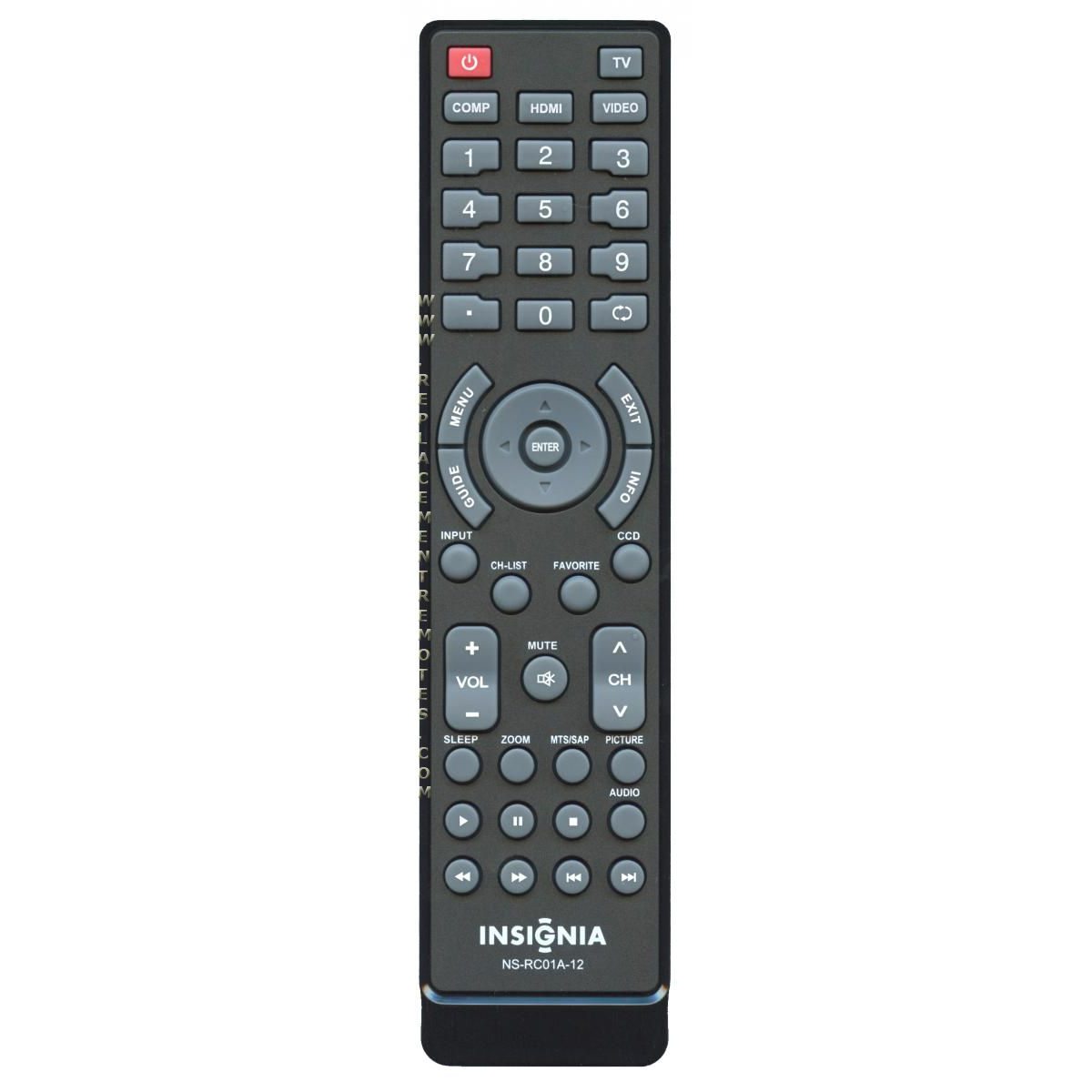 Télécommande pour téléviseur Insignia NSRC01A12