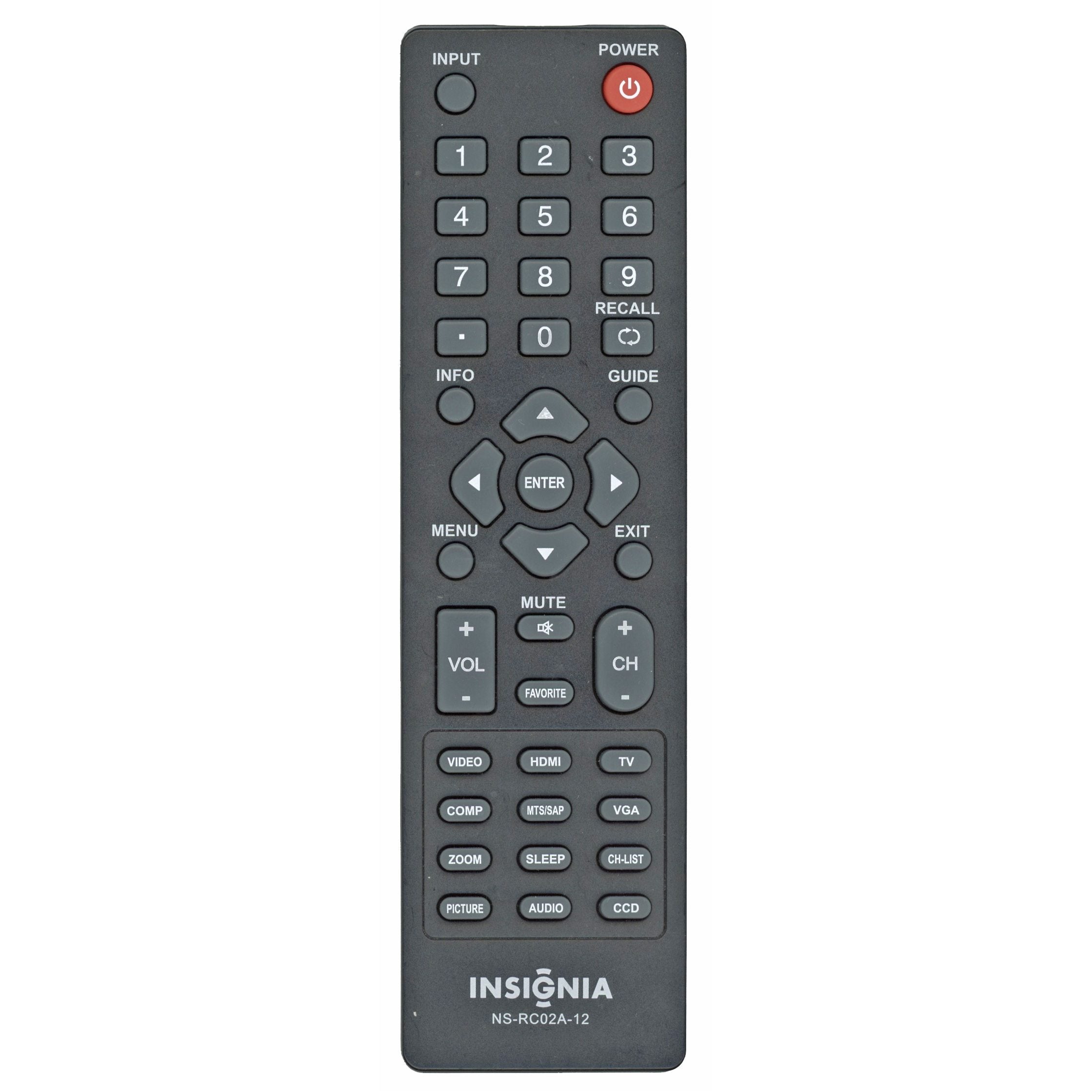 Télécommande TV Insignia NSRC02A12