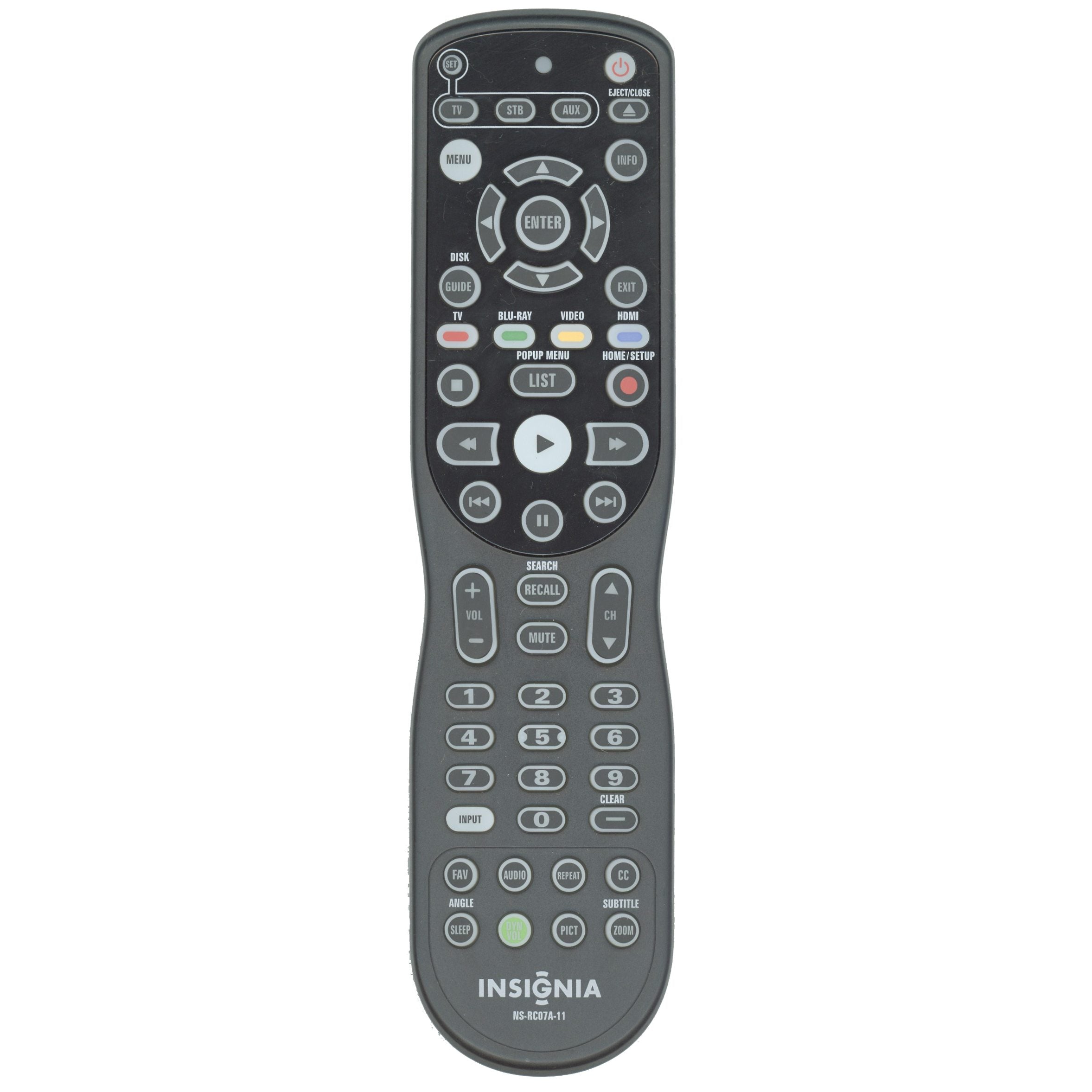 Control remoto para TV/DVD Insignia NSRC07A11