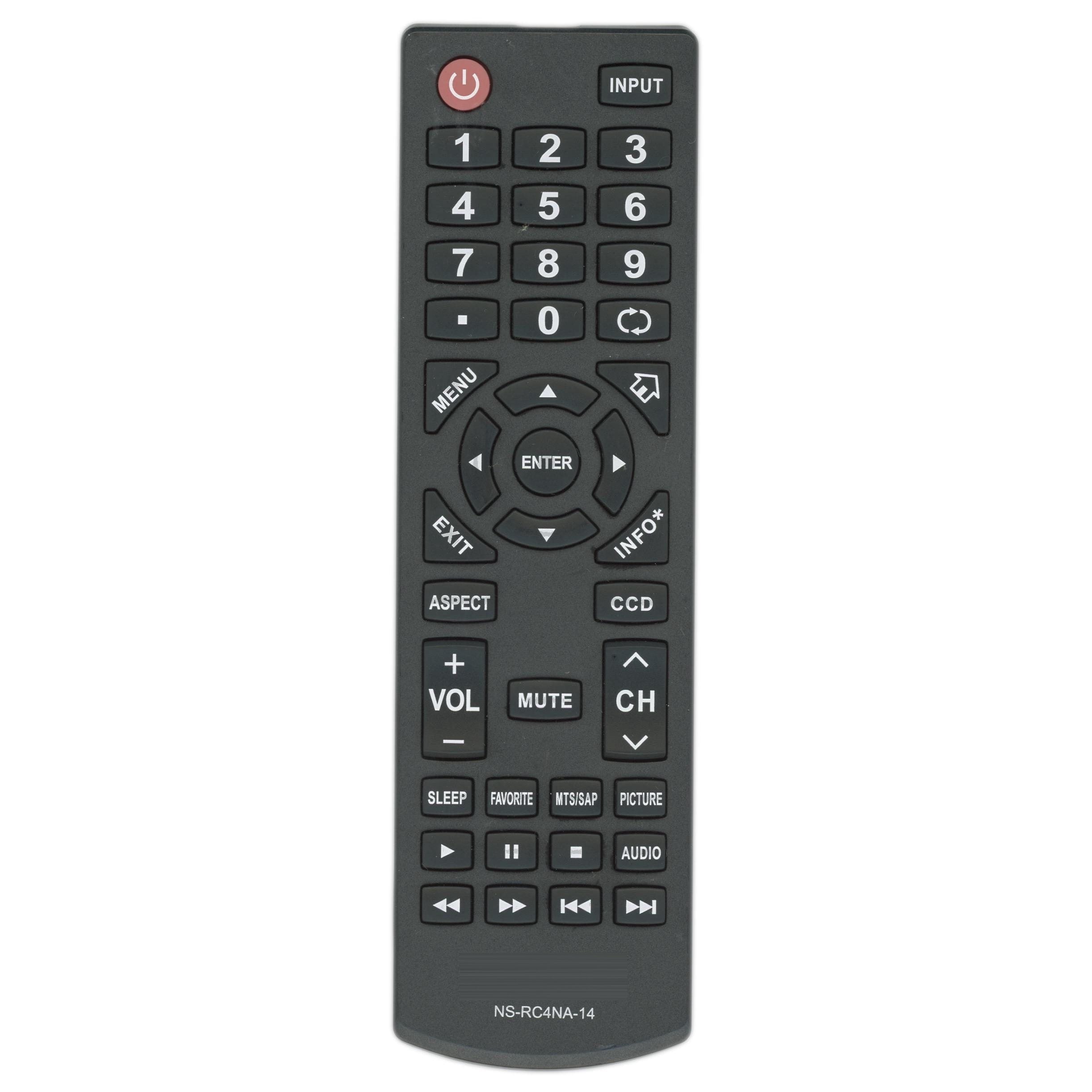 Beyution新しいns-rc4na-14?rc4na14リモートfor Insignia TV ns-28ed200na14?ns-50d400na14?ns-19ed200na14?55e4400?a14?ns-58e4400?a14?ns-24e4 Insignia NSRC4NA14 TV Remote Control - NS-RC4NA-14
