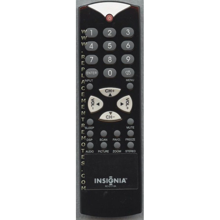 Insignia RCC170A TV Remote Control