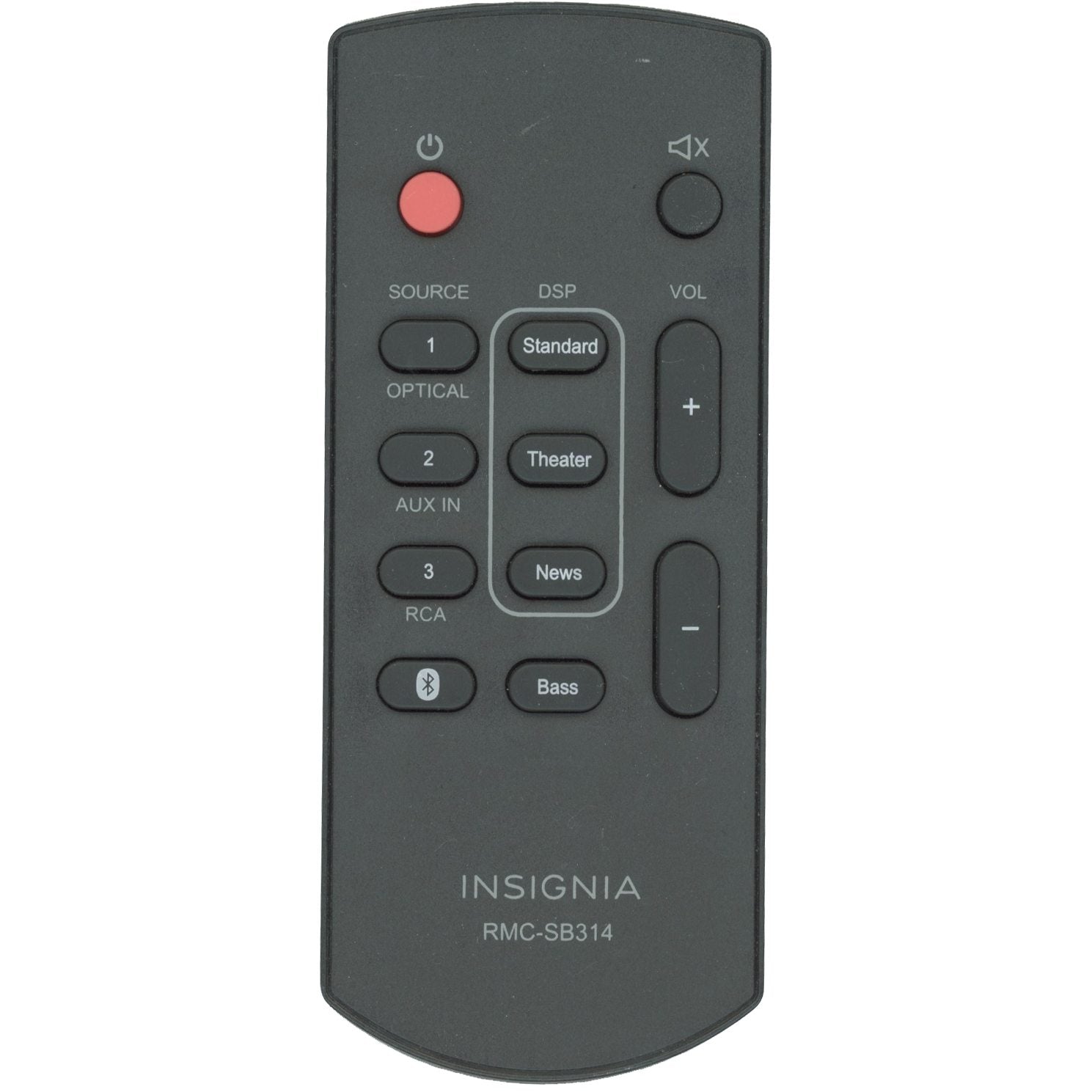 Control remoto para barra de sonido Insignia RMCSB314