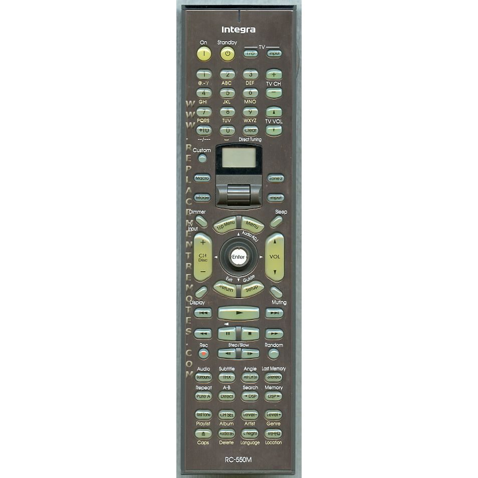 Integra RC550M Receiver Remote Control