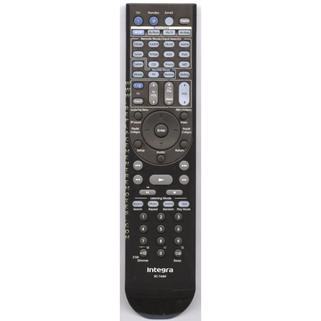 Télécommande récepteur Integra RC744M