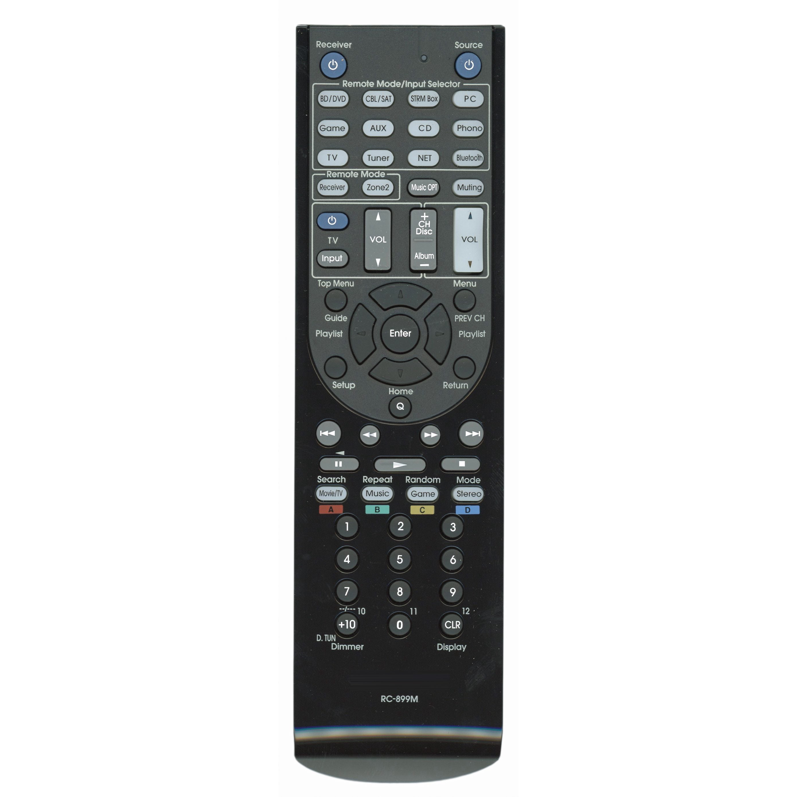 Integra RC809M A/V Receiver Remote Control