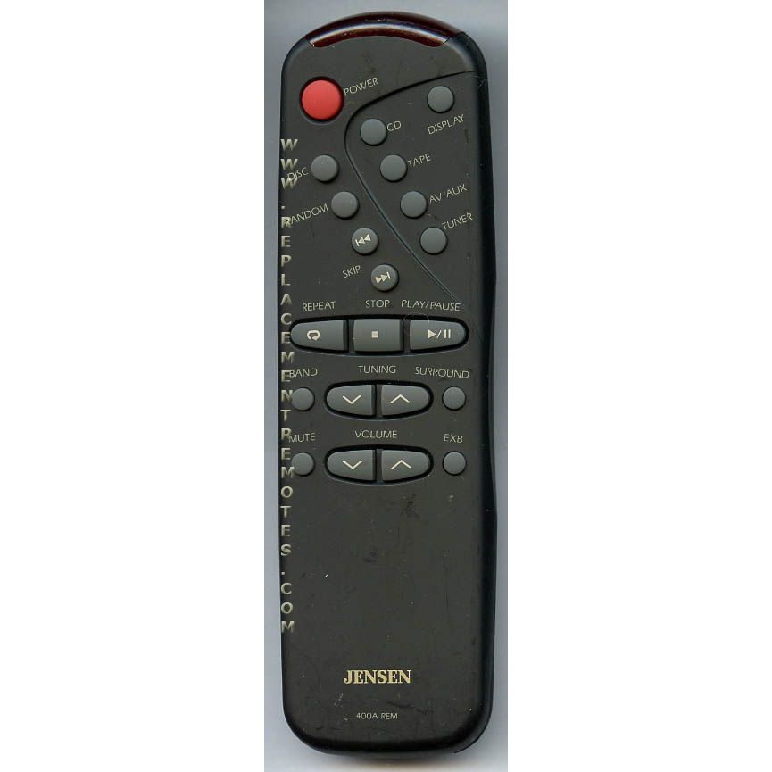 Jensen 400AREM Audio Remote Control