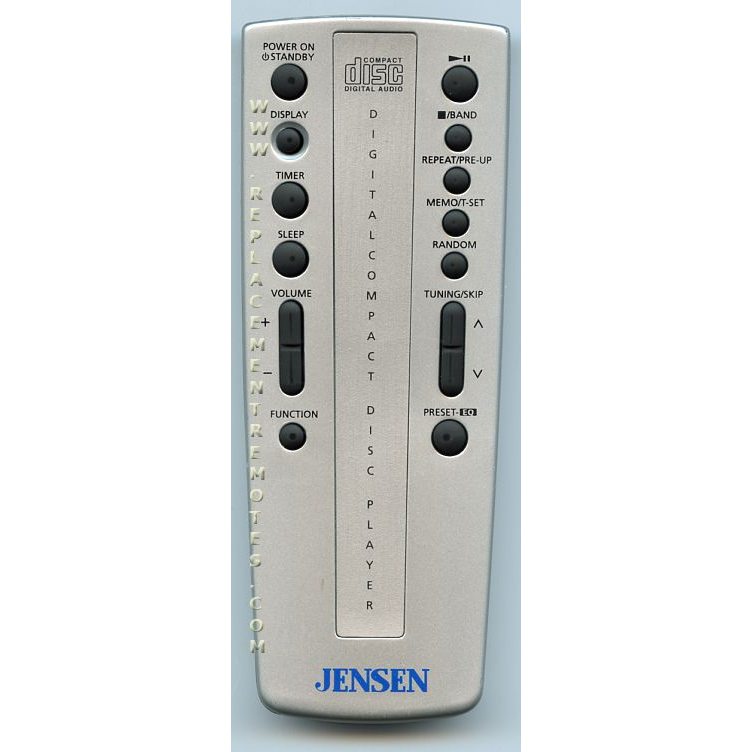 Jensen RCNN268 CD Remote Control