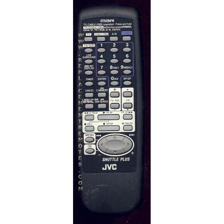 JVC LP20034002A VCR Remote Control
