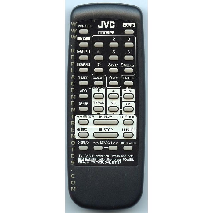 JVC LP20049001 TV Remote Control