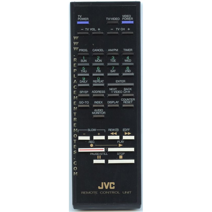 JVC PQ10544B VCR Remote Control