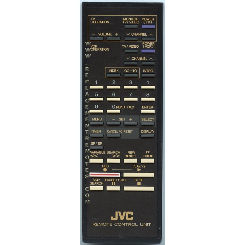 JVC PQ10544L VCR Remote Control