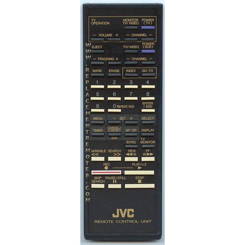 JVC PQ10544N9 VCR Remote Control