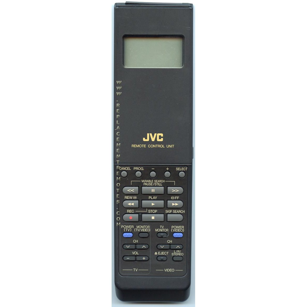 JVC PQ10779 VCR Remote Control