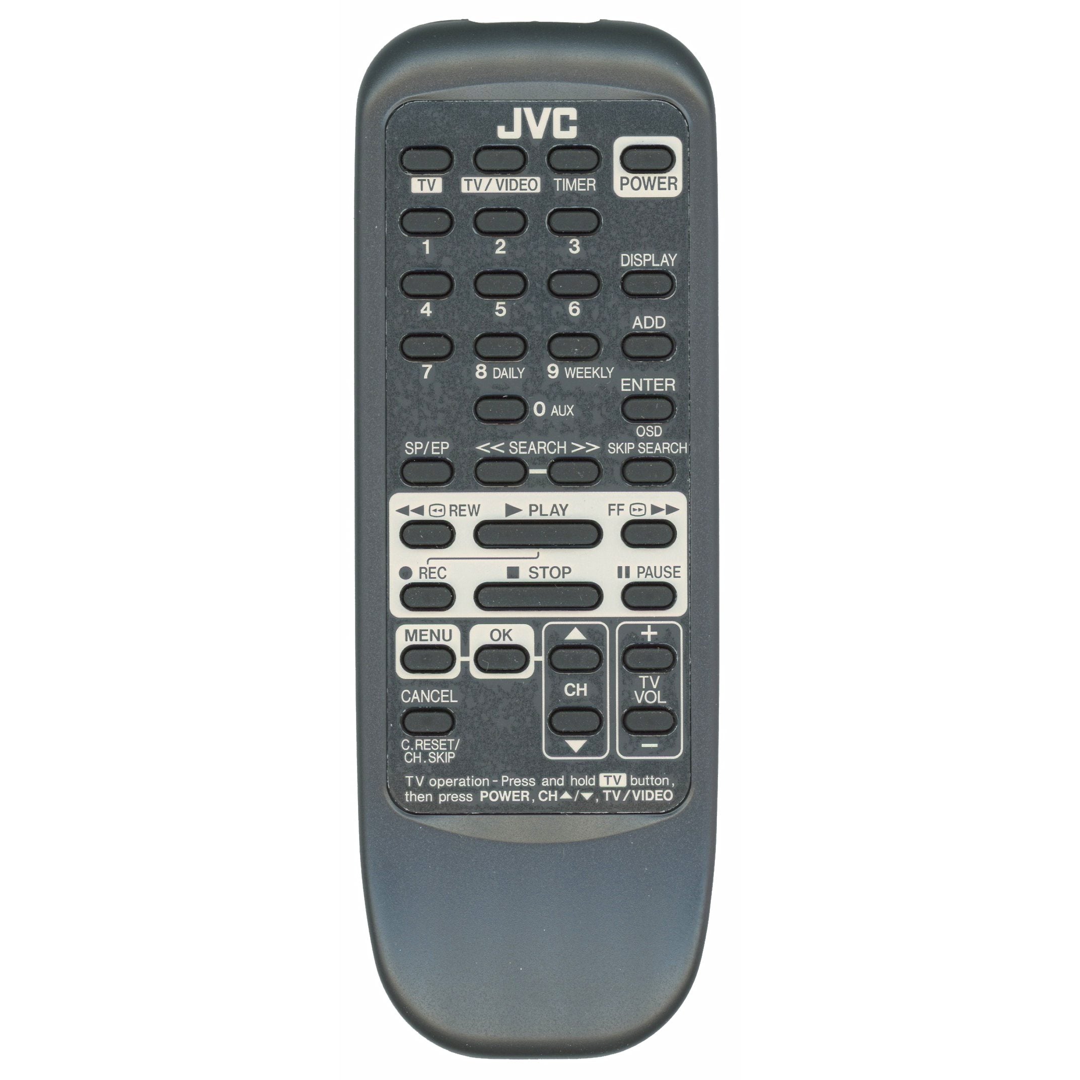 JVC PQ21931B VCR Remote Control