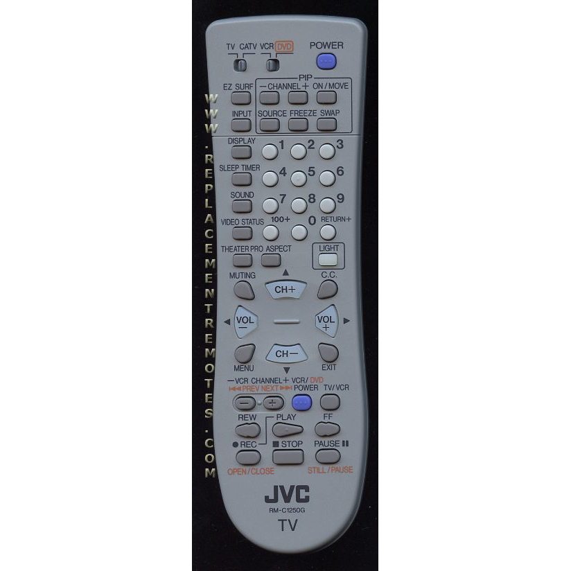 JVC RMC1250G TV Remote Control