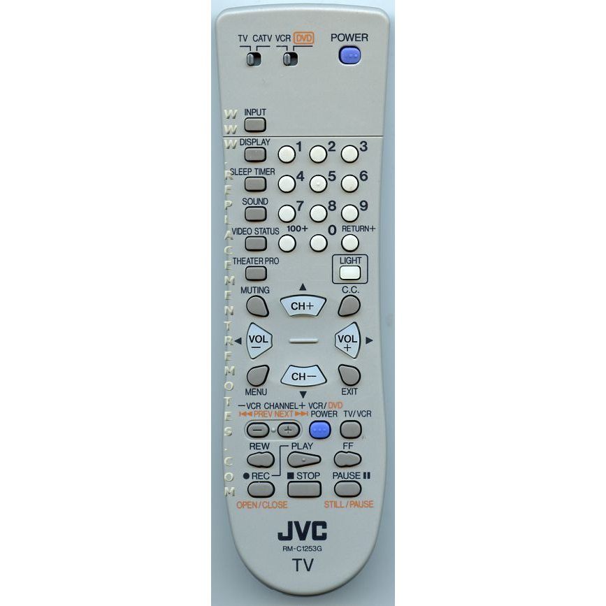 Control remoto para TV JVC RMC1253G