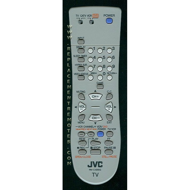 JVC RMC1255G TV Remote Control