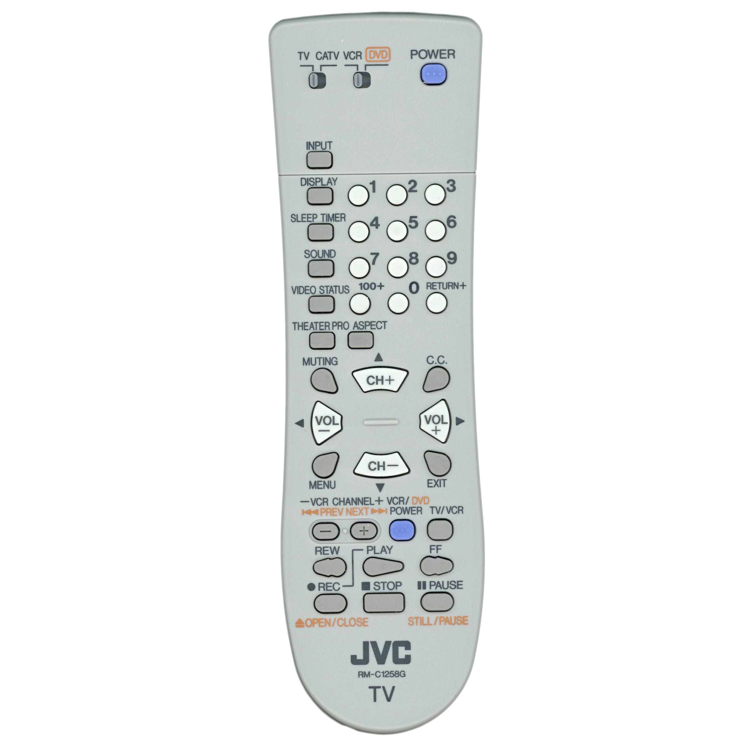 JVC RMC1258G TV Remote Control