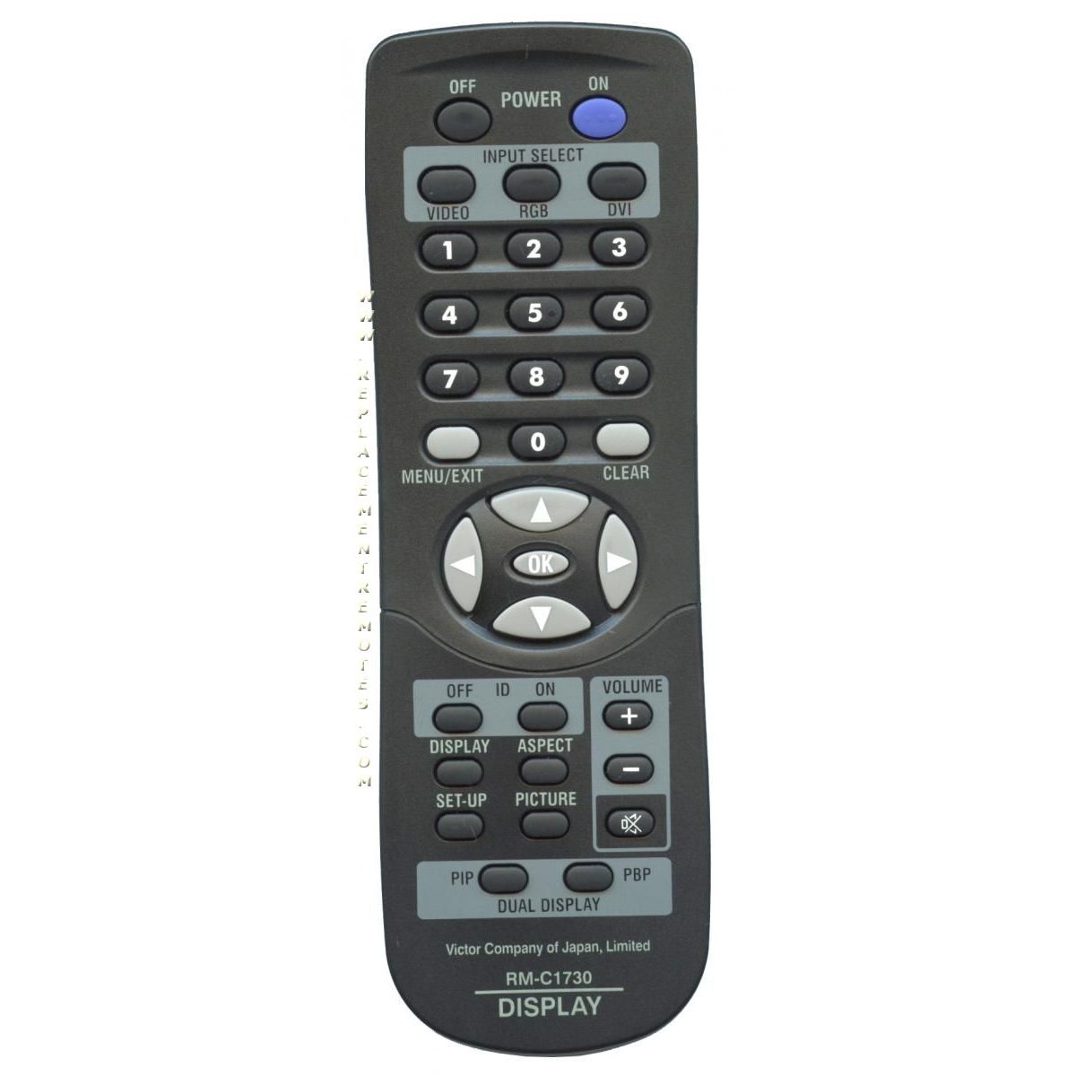 Control remoto del monitor JVC RMC1730