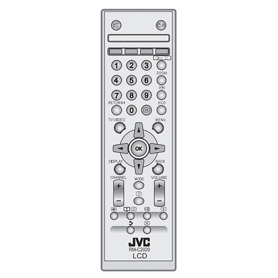 Télécommande TV JVC RMC2020